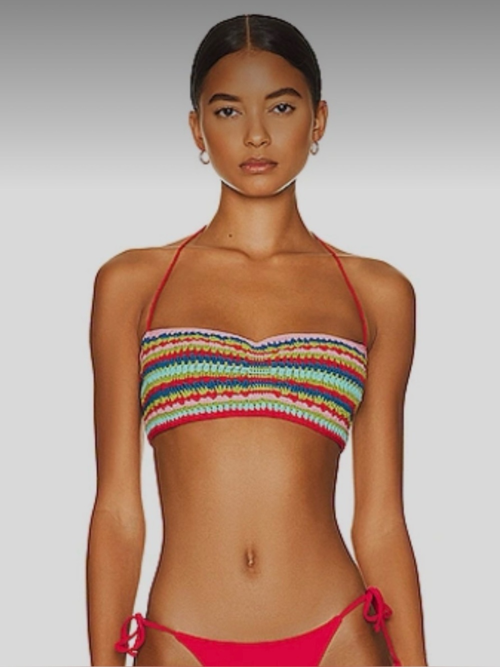 NWT Tropic of C Bikini Ariel Crochet Bikini Top XS